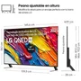 LG QNED 65QNED84A6C 65 pulg. Smart TV 4K UHD con Procesador α7 Gen8 AI y webOS 25